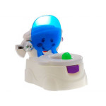 Interaktívny nočník záchodík pre dieťatko biely